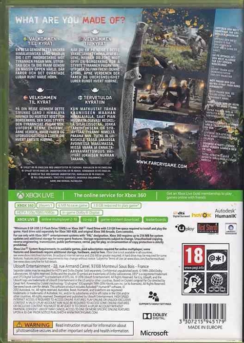 Far Cry 4 Classics - XBOX 360 (B Grade) (Genbrug)